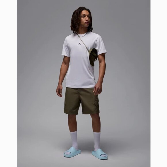 Jordan Flight Essentials Mens Short Sleeve Cotton T Shirt Top White XL - Picture 5 of 7